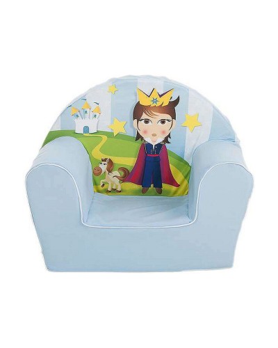 Blue Prince Children's Armchair: 44x34x53 cm, Comfortable and Ergonomic

