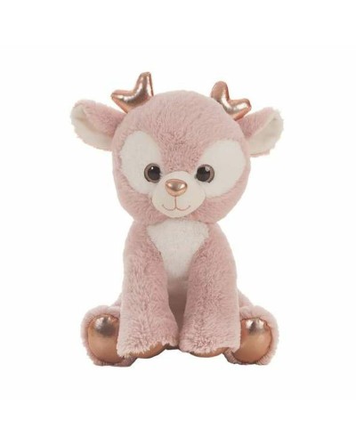 Peluche Reno Rosa 28cm - Suave Muñeco para Niños
