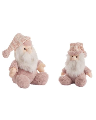 Pink Christmas Plush Toy 28cm - Soft Christmas Teddy Bear
