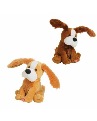 Peluche Chien Interactif : Oreilles Mobiles, 25 cm - Doux et Câlin
