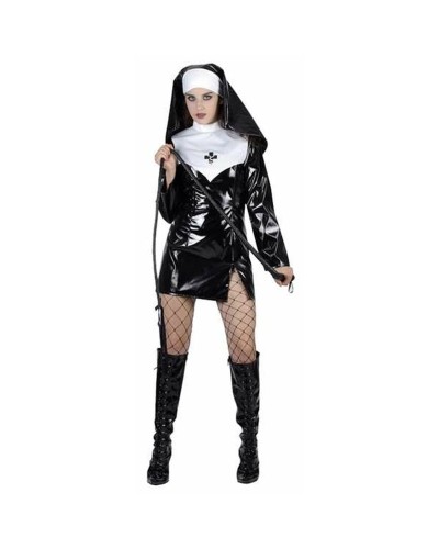Costume Suora Sexy Adulti M/L - Travestimento Halloween (2 Pezzi)
