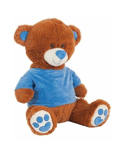 Orsetto Peluche Morbido 50cm - Maglia Ricamata - Idea Regalo Bambini
