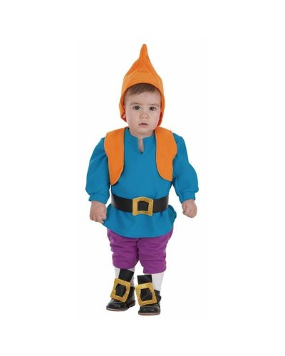 Costume Bébé Nain 0-12 Mois - Ensemble 6 Pièces - Idée Cadeau
