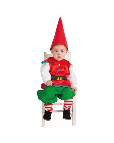 Newborn Gnome Costume 0-12 Months - 4 Piece Set - Baby Halloween Outfit

