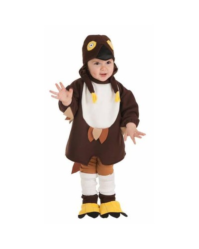 Costume Neonato Gufo 0-12 Mesi - Set 4 Pezzi per Bambini
