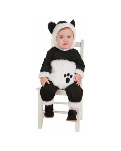 Costume Panda Neonato 0-12 Mesi - Set 2 Pezzi Morbido e Divertente 
