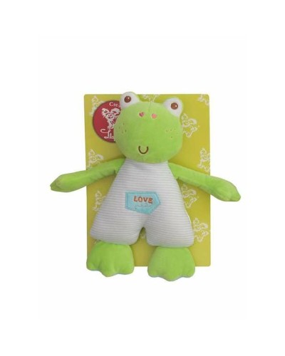 Plush Green Frog 27cm - Soft Stuffed Animal for Children
