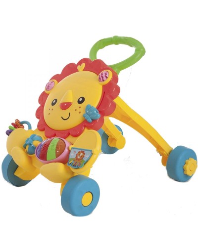 Activity Walker Lion: Music, Lights & Wheels - Safe First Steps

