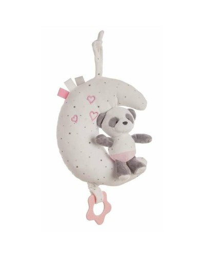 Sonaglio Musicale Baby Panda Luna Rosa - Giochi Neonati Sensoriali 
