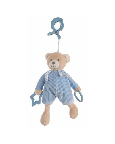 Pehmoleluhelistin Activity Sininen Karhu Klipsi Sametti 26 cm