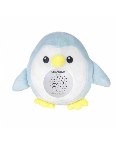 Peluche Pinguino Azzurro Musicale Proiettore Stelline - Nanna Bimbi
