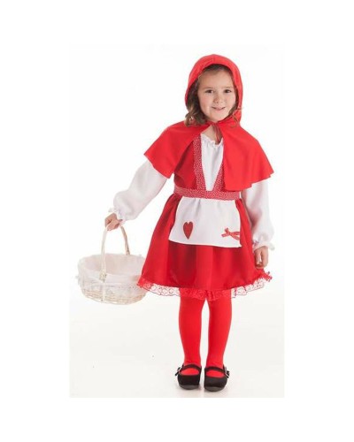 Disfraz Caperucita Roja Niña 5-7 Años - Vestido, Capa y Cesta
