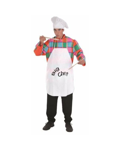 Costume de Cuisinier Adulte M/L - Ensemble 2 Pièces - Déguisement Chef Professionnel
