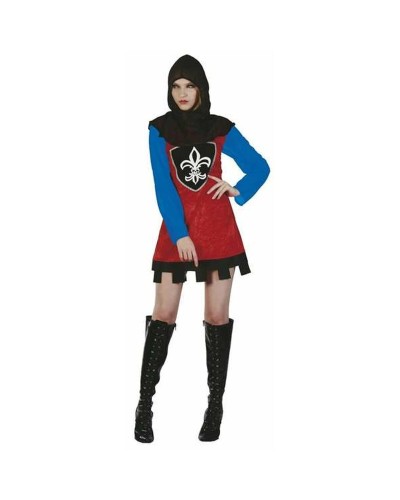 Disfraz de Guerrera Medieval para Adultos M/L - 2 Piezas - Vestido Armadura Halloween

