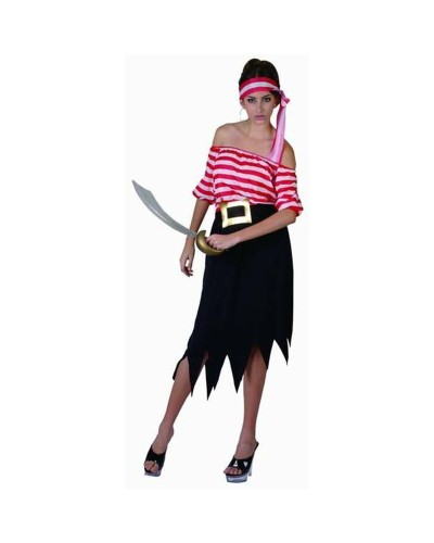 Déguisement Pirate Femme M/L (2 Pièces) - Robe Carnaval Adultes
