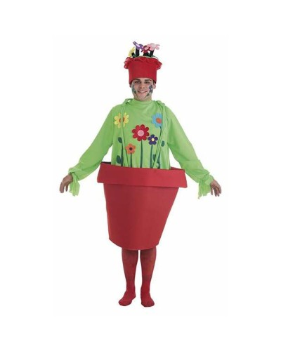 Erwachsenenkostüm Blumenvase M/L - Originelle Verkleidung 3-teilig
