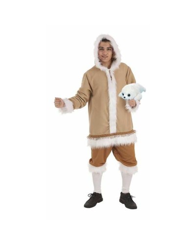 Costume Esquimau Adulte M/L - 2 Pièces - Déguisement Hivernal
