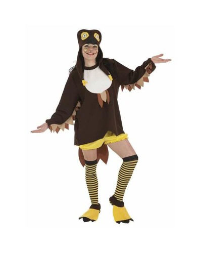 Costume Gufo Donna L - 5 Pezzi - Travestimento Adulti Festa

