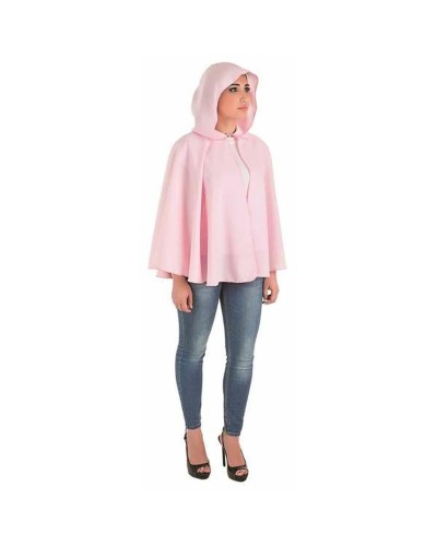 Adult Pink Cloak Costume Size M/L - Short Cape Cosplay
