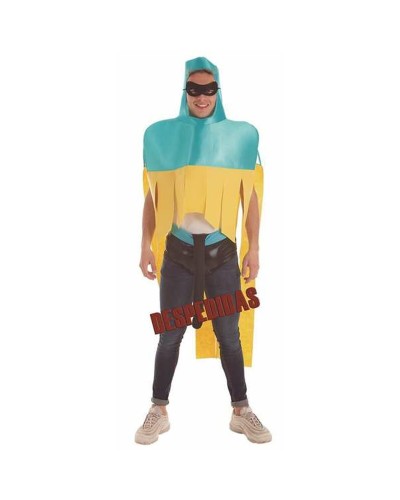 Déguisement Adulte Brosse à Dents M/L - Costume Amusant (4 Pièces)
