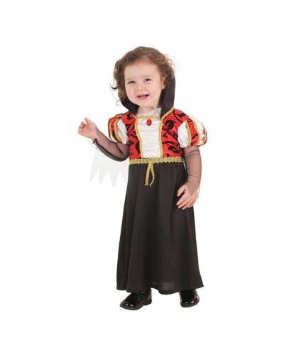 Disfraz Bebé Recién Nacida Vampira Gótico 18 Meses - Vestido Halloween Niña
