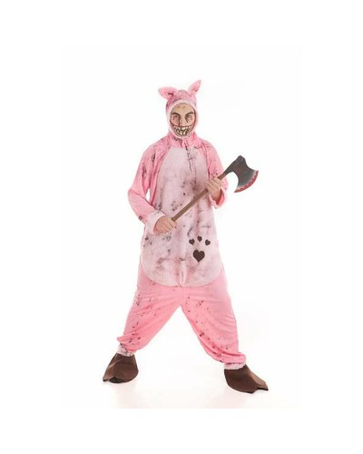 Costume Zombie Cochon Adulte M/L - Déguisement Halloween Horreur

