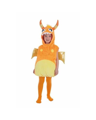 Déguisement Monstre Orange pour Enfants 5-6 Ans - Costume d'Halloween
