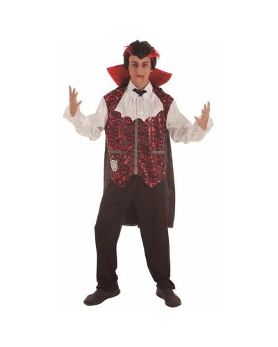 Costume Vampiro Adulto Taglia M/L - Set 4 Pezzi Halloween Cosplay

