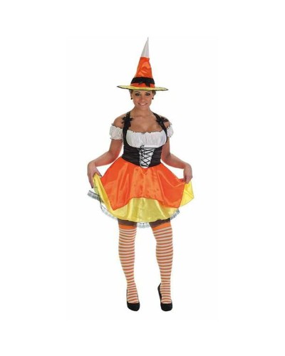 Costume Sorcière Amaranta Adultes M/L - 3 Pièces - Fête d'Halloween
