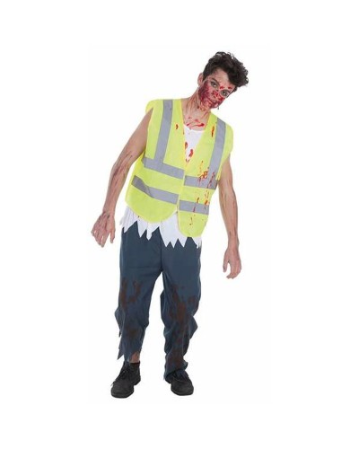 Costume Zombie Driver Adulti M/L (3 Pezzi) - Travestimento Halloween
