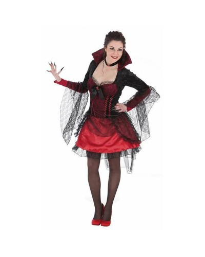 Kostüm Erwachsene Madame Red Lux - Größe M/L - 2-teilig - Halloween & Cosplay
