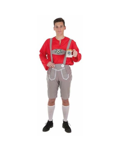 Erwachsenenkostüm Deutschland M/L - 2-teiliges Set - Bayerisches Oktoberfest-Kleid
