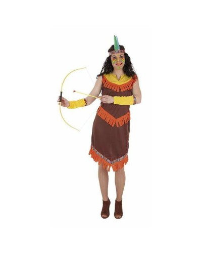 Maskeraddräkt vuxna Kvinna American Indian M/L (3 Delar)