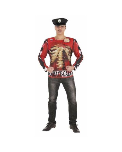 Adult Zombie Cop Costume - Size L Shirt - Halloween

