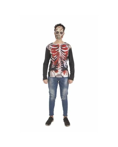 Skelett Kostüm Erwachsene M/L - Halloween, Karneval - Gruseliges Kostüm
