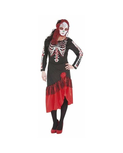 Costume Adulti Catrina M/L - Abito Messicano Giorno dei Morti Halloween

