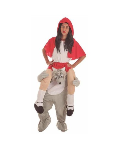 Adult Ride-On Big Bad Wolf Little Red Riding Hood Costume M/L - Funny & Original
