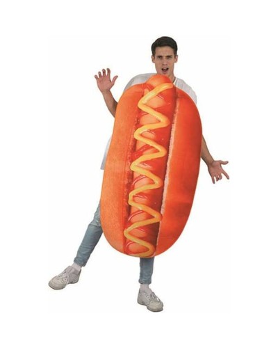 Déguisement Hot Dog Adulte Taille L - Costume Amusant Fête
