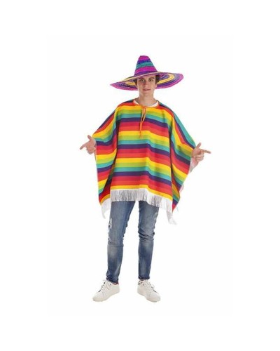 Kostuums voor Volwassenen Arcoiris Poncho L