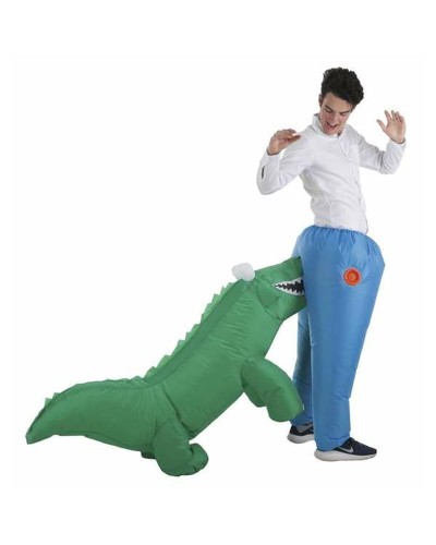 Costume Adulti Coccodrillo M/L - Travestimento Divertente (3 Pezzi) 
