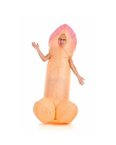Costume Gonflable Pénis Adulte L - Déguisement Grivois Original
