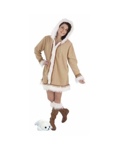 Eskimo Costume Adult L (2pcs) - Inuit Dress Woman/Man - Carnival & Parties
