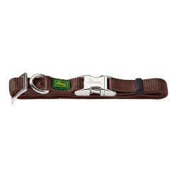 Collier pour Chien Hunter Alu-Strong Marron, S (30-45 cm), Robuste et Léger
