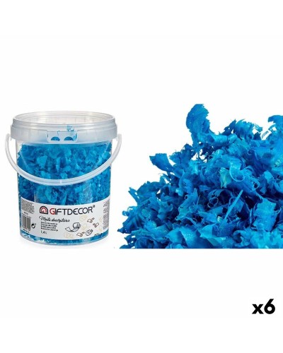 Escamas Decorativas Azul Claro, Paquete de 6 x 1,4 L para Revestimientos Creativos
