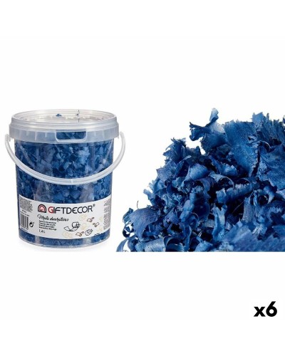 Dekorative Dunkelblaue Flocken 1,4 L (6er-Set)
