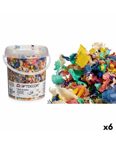 Decoratief schaafsel 1,4 L Multicolour (6 Stuks)