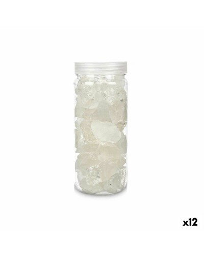 Decorative White Quartz Stones 600 g | Garden Ornament | 12 Units
