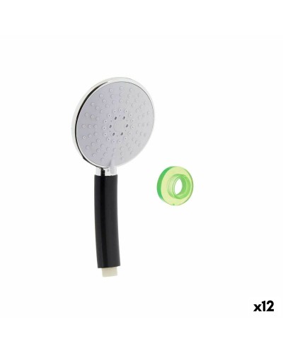 Duschkopf Schwarz Matt 10 x 24 cm | Antikalk | 12 Stück

