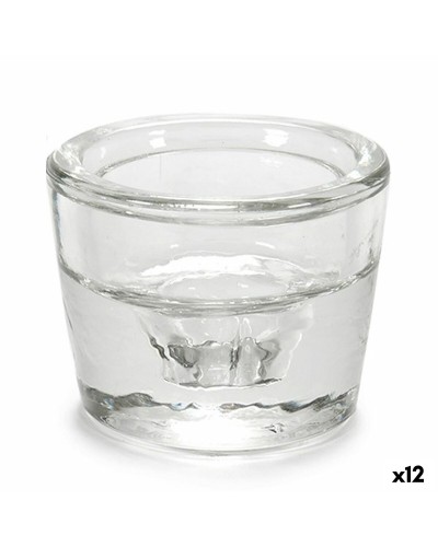 Ljusstakar Transparent Glas 6 x 4,3 x 6 cm (12 antal)