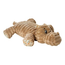 Jouet pour Chien Hunter Huggly Amazone Hippopotame Marron, Peluche Douce et Résistante
